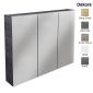 Lanzet Lanzet Spiegelschrank L0 90 cm, 3 Türen Bild 1