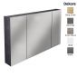 Lanzet Lanzet Spiegelschrank L0 120 cm, 3 Türen Bild 1