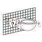 Cornat CORNAT Schallschutz-Set für Wand-WC und Wand-Bidet Bild 2