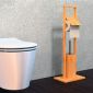 Eisl Eisl Bambus WC-Garnitur Rollenhalter und Toilettenbürstenhalter Bild 4