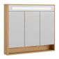 Fackelmann Fackelmann Spiegelschrank Natura Asteiche 3T 93 cm Bild 1