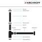 Kirchhoff Kirchhoff Design-Flaschen Siphon schwarz matt für Waschtisch Bild 7