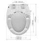 Eisl Eisl Dusch WC-Aufsatz, mit Absenkautomatik und Schnellverschluss Bild 11