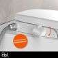 Eisl Eisl Dusch WC-Aufsatz, mit Absenkautomatik und Schnellverschluss Bild 5