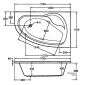 Ottofond Ottofond Raumsparbadewanne Loredana A 175 x 110 weiß Bild 2