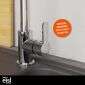 Eisl Eisl Leon Spiralfeder-Küchenarmatur, 360 Grad schwenkbar, chrom Bild 6