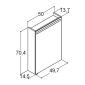 Dansani Dansani Top LED-Spiegelschrank 1T 50 cm Bild 2