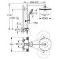 Grohe-IS Grohe Vitalio Joy System 260 Duschsystem mit Thermostatbatterie für Wandmontage Bild 2