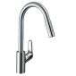 Hansgrohe-IS Hansgrohe Focus M41 Einhebel-Küchenmischer 240, Ausziehbrause, 2jet Bild 1