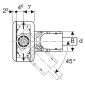 Geberit-IS Geberit Rohbauset für CleanLine-Duschrinnen, Estrichhöhe am Einlauf 65 - 90 mm Bild 2