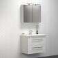 Dansani Dansani Spar-Set Multo+ Lotto XL mit Spiegelschrank und Lampe Weiß Matt 85 cm Bild 1