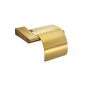 Pressalit Pressalit Style Toilettenpapierhalter mit Deckel messing gebürstet, warm gold Bild 1