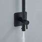 DM-BND Duschmeister Outdoor Shower Set BN27 Schwarz matt Kalt Gartendusche Aussendusche Bild 5