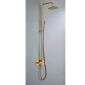 DM-BND Duschmeister Outdoor Shower Set BN32 Gold gebürstet Warm Kalt Gartendusche Aussendusche Bild 1