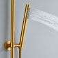 DM-BND Duschmeister Outdoor Shower Set BN32 Gold gebürstet Warm Kalt Gartendusche Aussendusche Bild 5