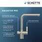 Schütte Schütte AQUASTAR PRO Trinkwasser-Spültischarmatur mit Filtersystem, Edelstahloptik Bild 3