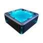 DM-San Duschmeister Outdoor Whirlpool Sano 669 inkl. Abdeckung 220 x 220 x 95 cm Bild 9