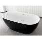 DM-San Duschmeister freistehende Badewanne Sano 700 schwarz 170 x 75 cm Bild 4