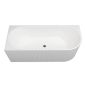 DM-San Duschmeister Badewanne Sano 704 weiß gewellt 170 x 80 cm links Bild 1