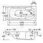 Ottofond Ottofond Whirlpool Rechteckbadewanne Nixe 170 x 75 Bild 7