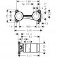 Hansgrohe-IS hansgrohe Grundkörper für Unterputz Einhebel-Waschtischarmatur Bild 2