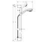 Hansgrohe hansgrohe Crometta 85 Vario / Unica Brausegarnitur Brauseset 90 Bild 2