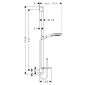 Hansgrohe hansgrohe Brauseset Raindance Select E120/ Unica S Puro 900 mm Bild 2