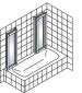 Schulte Schulte Badewannenaufsatz München alunatur 2x3 teilig 2x140x104 cm Bild 7