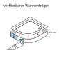 Schulte Schulte Duschwanne F Classic für Radius 550 mm Bild 4