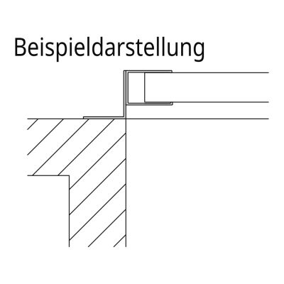 Kermi Kermi Pega Wandanschlussprofil für Mauervorsprung oder als Füllprofil senkrecht ZDKO