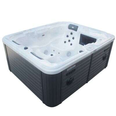 DM-San Duschmeister Outdoor Pool Sano 91 Whirlpool weiss 208x175x90 cm inkl Aussenverkleidung