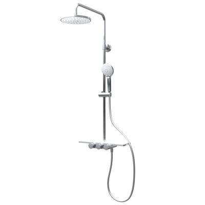 Schulte Schulte Duschmaster Modern Rain III mit Thermostat und Ablage White Style