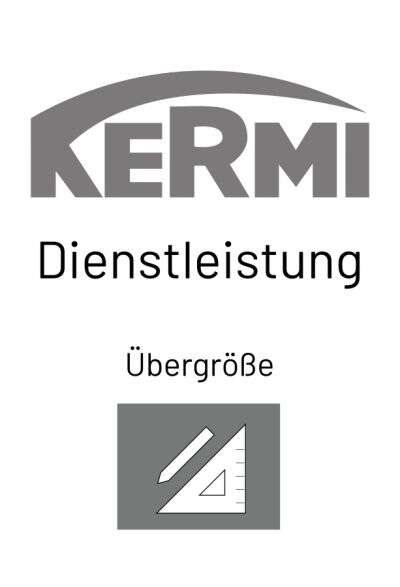 Kermi Kermi Montageaufpreis für Übergröße ab Breite 1000 mm, ab höher als 2000 mm, bis 9 mm Glasstärke