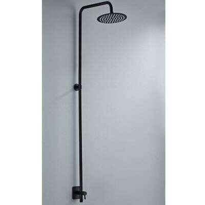 DM-BND Duschmeister Outdoor Shower Set BN27 Schwarz matt Kalt Gartendusche Aussendusche