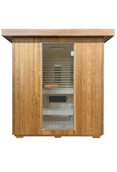 DM-San Duschmeister Outdoor Sauna/Infrarot Kombination Sano 667