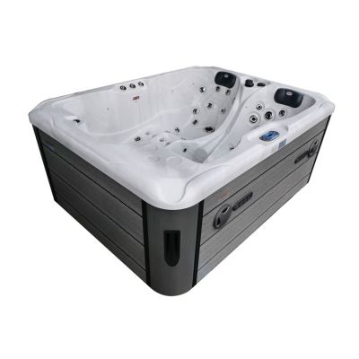 DM-San Duschmeister Outdoor Whirlpool Sano 670 inkl. Abdeckung 210 x 160 x 90 cm