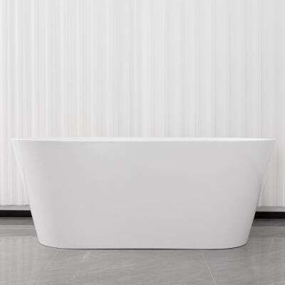 DM-San Duschmeister freistehende Badewanne Sano 702 weiß 170 x 75 cm