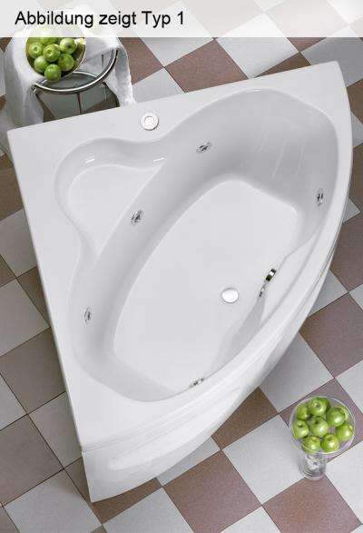 Ottofond Ottofond Whirlpool Eckbadewanne Katamaran 150 x 150