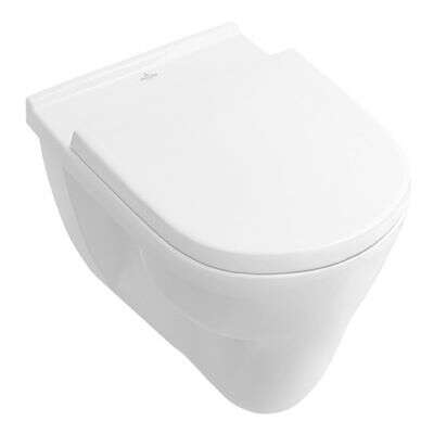 Villeroy & Boch Villeroy & Boch O.novo WC-Sitz mit Scharnieren aus Edelstahl