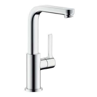 Hansgrohe hansgrohe Metris S Einhebel-Waschtischmischer mit Push-Open u. Schwenkauslauf