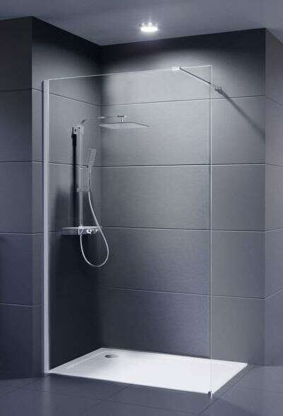 DuGU Dusar Palladium Neo 8 mm Walk-In Duschabtrennung Duschkabine Begehbare Dusche Duschwand